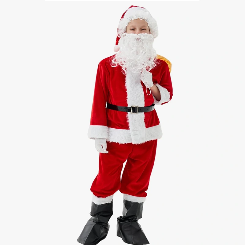 Fantasia de Papai Noel para crianças